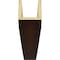 Ekena Millwork 3-Sided (U-beam) Knotty Pine Endurathane Faux Wood Ceiling Beam, Premium Mahogany, 8"W x 6"H  x 20'L BMKP3C0080X060X240ZM - alternate 5